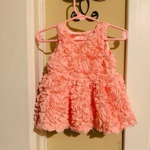Baby floral pale pink dress